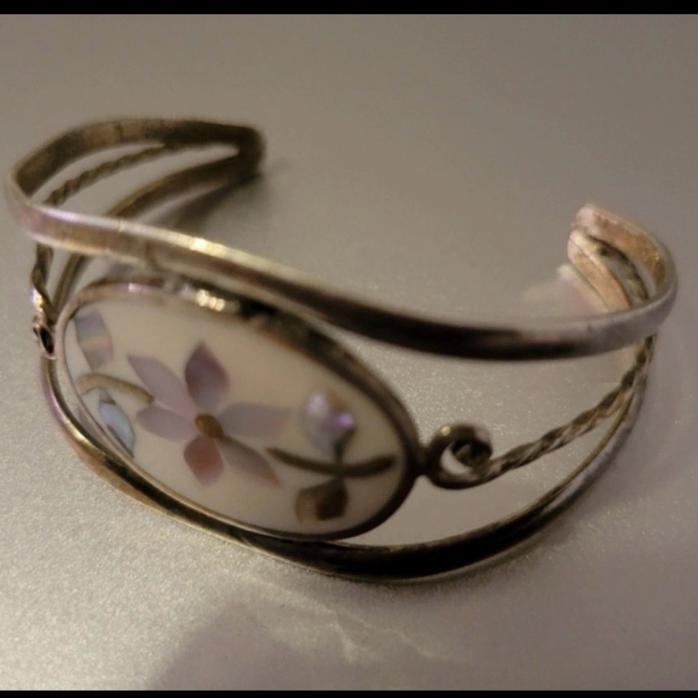 AlpacaSilver Mexican cuff Bracelet